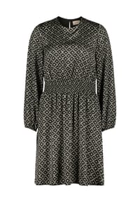 CARTOON - Blusenkleid, Knielang, für Damen - 5892 KHAKI/BLACK