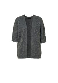 TONI - Rautenstrickjacke Haifa - grey/silver | 088