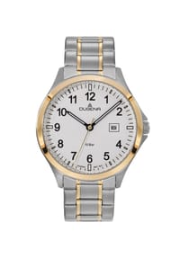 DUGENA BOSTON - Klassische Armbanduhr - bicolor/weiß