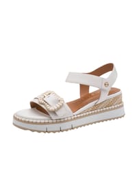 Tamaris - Sandalen, Leder, für Damen - 100 WHITE