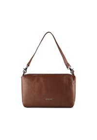 MANDARINA DUCK Mellow Leather - Mellow Leather Schultertasche Leder 30 cm - dress blue