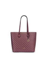 L.CREDI FILIBERTA - Shopper, Emblem, Kunstleder, für Damen - CHERRY SHADE
