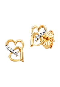Julie Julsen® - Ohrstecker 925/- Sterling Silber 10 Zirkonia - mehrfarbig