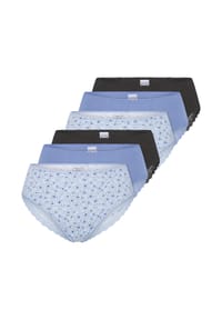 SCHIESSER - Brazil Slip 6er Pack Modern Multipacks - Hellblau