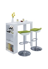 VCM. - Bartisch | Tresen | Stehtisch | hoher Tisch | H. 110 x B. 110 x T. 50 cm | Bartresen Tisch - Oktola - Sonoma-Eiche