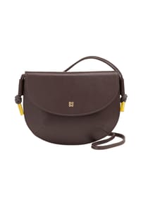 DuDu - Skye Umhängetasche Leder 21 cm - black rose