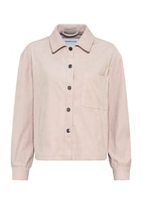 MANGUUN - Cordhemd, Brusttasche, für Damen - 4 BEIGE