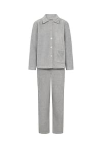 LOUIS FÉRAUD - Schlafanzug High Class, aufgesetzte Tasche, für Damen - 11722 HEATHER GREY