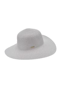 SEEBERGER - Hut, knautschbar, für Damen - 1714 WHITE/SMOKE