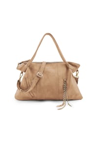 FREDsBRUDER Velvet Wild - Velvet Wild Schultertasche Leder 59 cm - camel