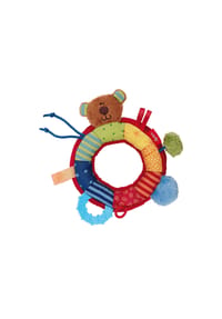 sigikid® - Ringgreifling Bär PlayQ ,  für Babys und Kleinkinder - mehrfarbig
