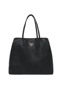GUESS ECO  VICTTORIA LARGE  - Shopper, Kunstleder, Magnetverschluss, für Damen - BLACK