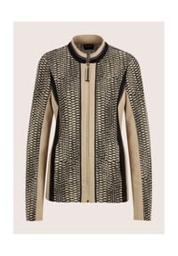 MADELEINE - Moderner Businessblazer mit All-Over-Print - beige / schwarz