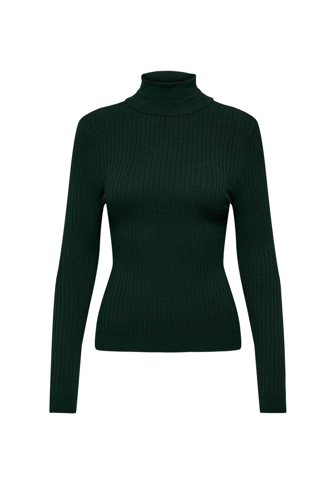 Only - Onlkarol L/S Rollneck Pullover Knt Noos Scarab - Gr. - S - Bild 5