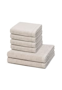 Cawö 4 X Handtuch 2 X Duschtuch im Set Lifestyle - Lifestyle - Anthrazit