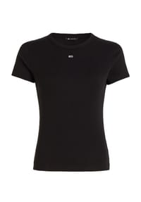 TOMMY Jeans - T-Shirt, Logo-Stickerei, für Damen - 0 BDS BLACK