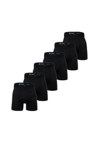 STANCE - Herren Boxershorts, 6er Pack - Boxer Brief, Performance Boxershorts - Schwarz