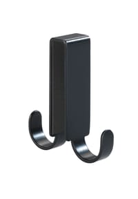 WENKO® Doppel-Duschhaken "Vieste" - Vieste - SCHWARZ