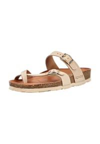 ROHDE - Nubukleder Pantoletten - Beige