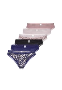 sloggi - String 6er Pack GO Crush - Cameo brown