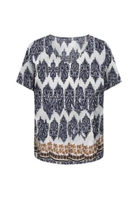 ONLY CARMAKOMA - T-Shirt Havana, V-Ausschnitt, für Damen - 177922002 CLOUD