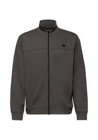 STREET ONE MEN - Sweatjacke, Stehkragen, für Herren - 17474 OIL GREY