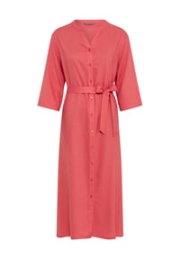 GALERIA - Hemdblusenkleid, Bindegürtel, für Damen - CORAL