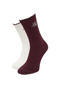 TOMMY HILFIGER - Socken, 2er-Pack, für Damen - 001 OFF WHITE