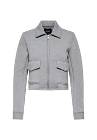 ONLY® - Blouson "Judith", Klappkragen, für Damen - 179076 GREY MEL.