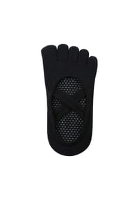 MUNADUNA - Yoga-Zehensocken mit Doppelkreuz Zehensocken,Anti-Rutsch,Elastisch - Dunkelgrau (Typ A)