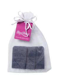 BeeDees® - Damen BH- Verlängerung im 3-er Pack Microfun V mit Innenseite aus Plüsch, dreifach verstellbar - bunt