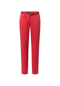 comma, - Chino-Hose, Gürtel, für Damen - 0120  WHITE