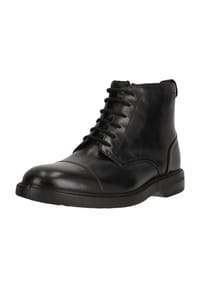 CLARKS® - Schuhe Aldwin Cap mit vielseitiger Optik und ganztägigem Komfort - 1216 Black Leather