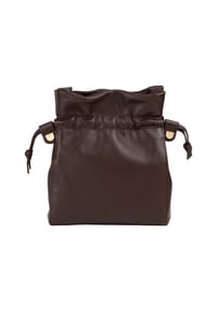 DuDu - Umhängetasche Leder 18 cm - brown