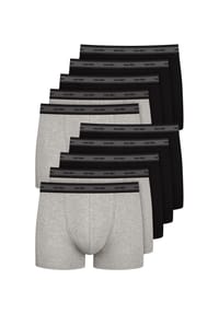 nur die - Boxer Organic Cotton Retroshorts - schwarz / graumelange