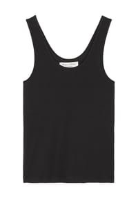 Marc O'Polo - Iconic Rib Top, breite Träger, für Damen - 152 WHITE COTTON