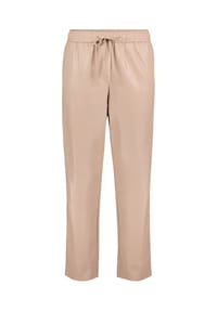 BETTY & CO - Schlupfhose mit Bindegürtel - hellbraun