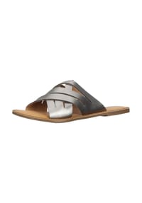 KicKers® - Leder Pantoletten - Grau