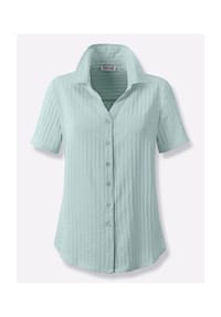 Witt - Kurzarm-Bluse - dunkelblau-gestreift