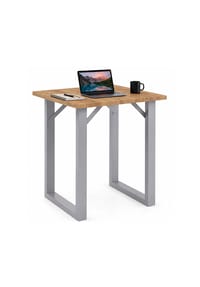 VCM. - Bartisch 80x80 cm, Tresen, Stehtisch, hoher Tisch, Bartresen, Hochtisch - Xona - Schwarz / Anthrazit