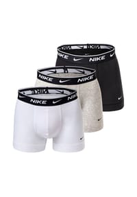 NIKE - Everyday Cotton Stretch Pants, 3er Pack, Logo-Bund, für Herren - 9J1 BLUE