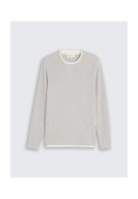 DENIM TOM TAILOR - Pullover, Baumwolle, für Herren - 15398 GREY MEL.