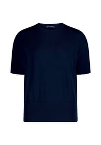 BETTY BARCLAY - Basic-Pullover kurzarm - Adria Blue