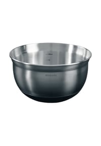 brabantia - Rührschüssel mit Mess-Skala, Matt Edelstahl, 1.0 Liter - Matt Edelstahl