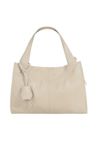 Cluty - Shopper Echt Leder, Made In Italy - beige