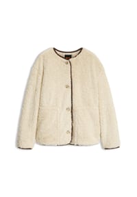 BOSS Orange - Felljacke C_Cody, Knopfleiste, für Damen - 284 OPEN BEIGE