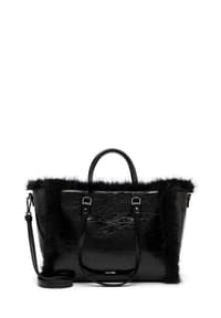 SURI FREY CHESSY - Shopper, Kunstpelz, für Damen - 199 BLACK-FINISH
