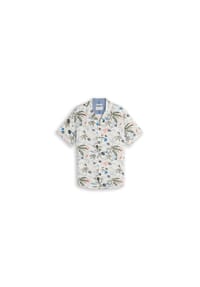 TOM TAILOR - Freizeithemd, Kurzarm, Reverskragen, für Herren - 40189 OFF WHITE