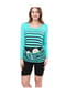 M.M.C. Umstandslangarmshirt Baby Flucht mit Motiv Bild 1