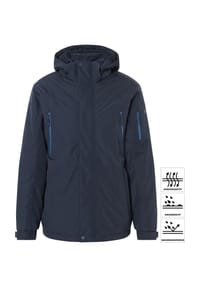 GLOBETROTTER - Isolationsjacke, wasserdicht, winddicht, für Herren - 1 BLACK